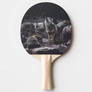 Wolf Pack Ping Pong Paddle