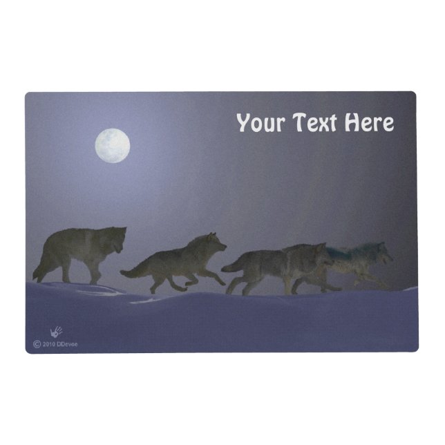 Wolf Pack Placemat (Front)