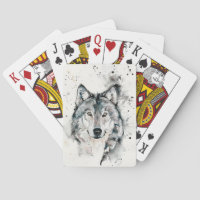 Wolf pack playing cards