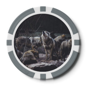Wolf Pack Poker Chips