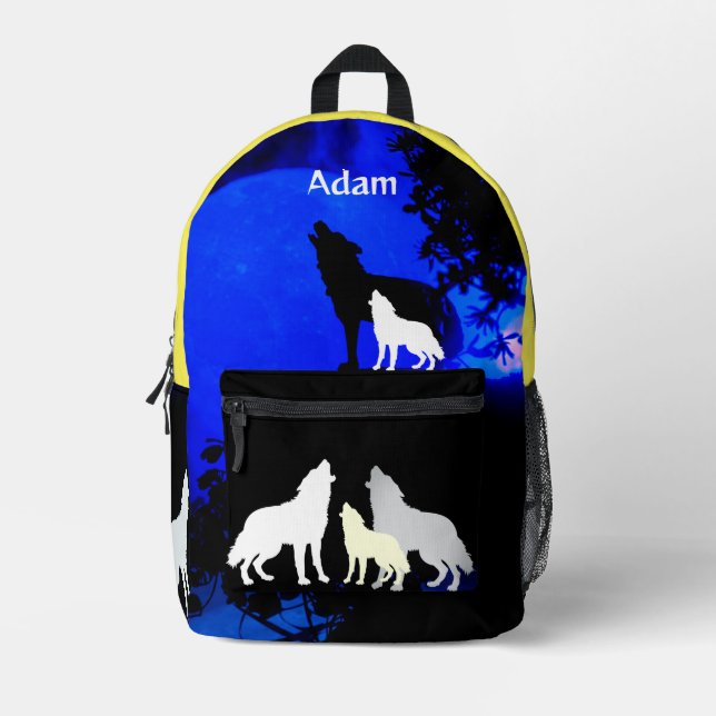 Wolf pack Print Cut Sew Bag (Front)