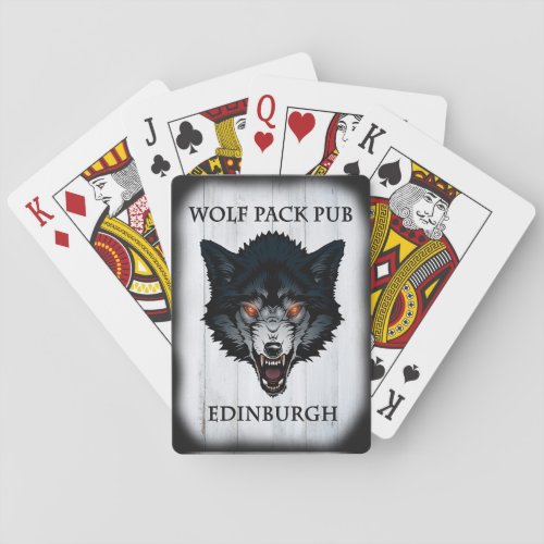 Wolf Pack Pub Deck of Cards