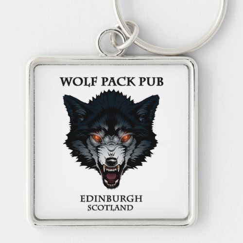 Wolf Pack Pub Keychain