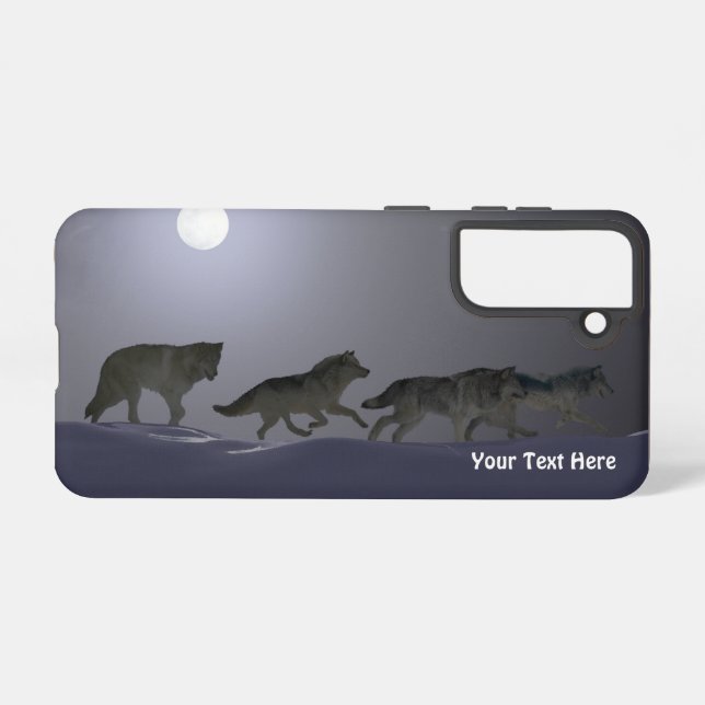 Wolf Pack Samsung Galaxy Case (Back Horizontal)