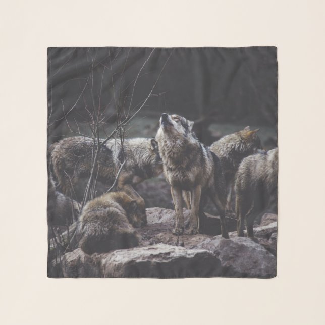 Wolf Pack Scarf (Front)