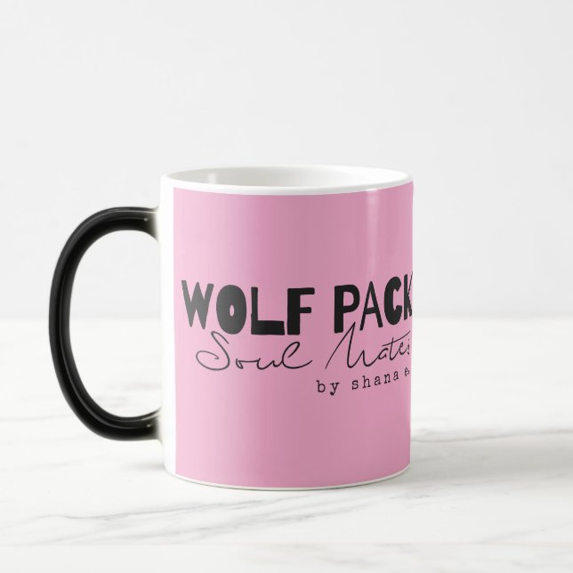 WOLF PACK: Soul Mates Color Morph Mug (Left)