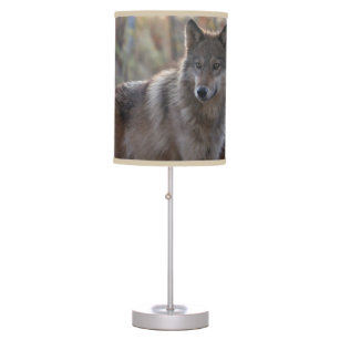 Wolf pack table lamp