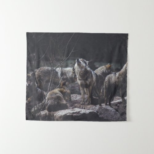 Wolf Pack Tapestry