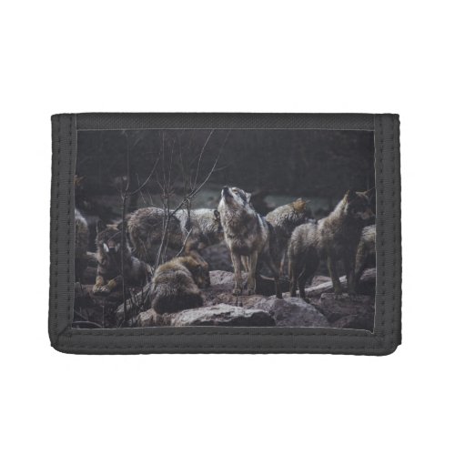 Wolf Pack Trifold Wallet