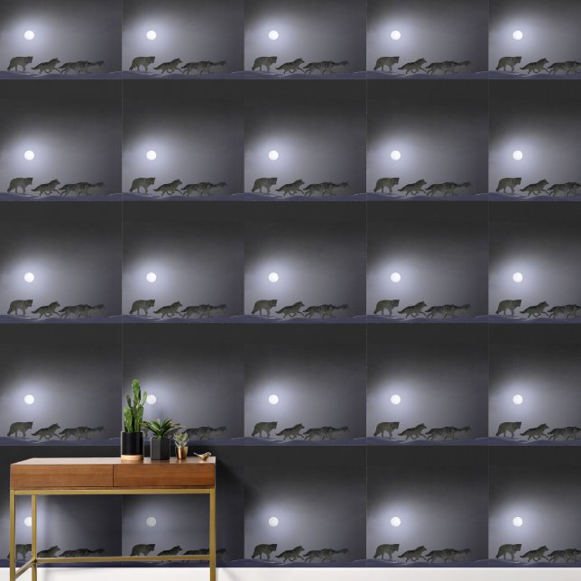 Wolf Pack  Wallpaper (Hallway)