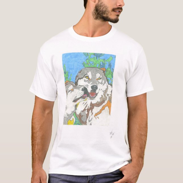 Wolf Pair T-Shirt (Front)