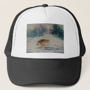 Wolf Pastel Trucker Hat