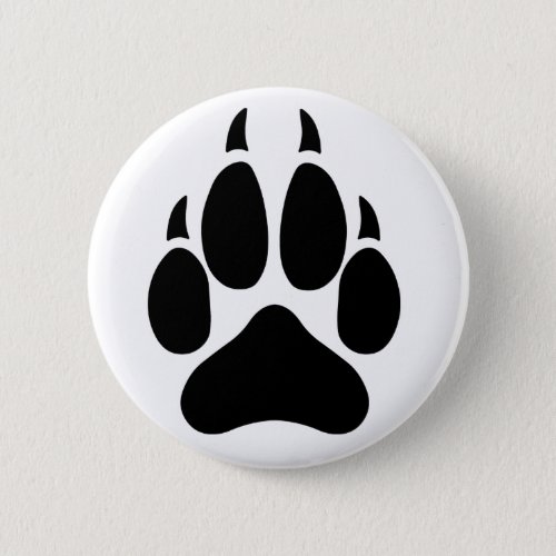 Wolf Paw Button