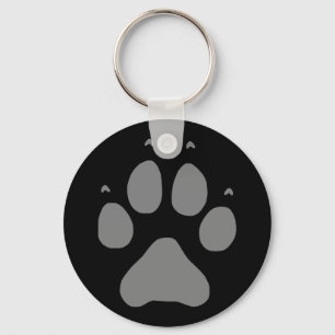Wolf Paw Keychain