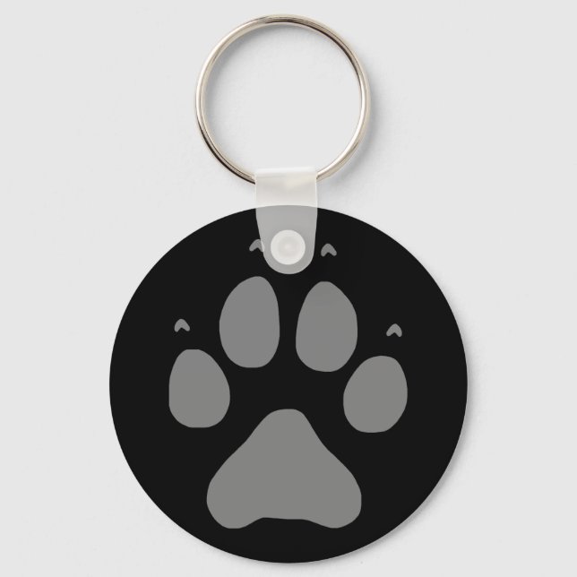 Wolf Paw Keychain (Front)