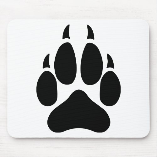 Wolf Paw Mouse Pad