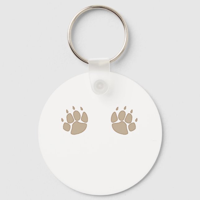 Wolf Paws Keychain (Front)