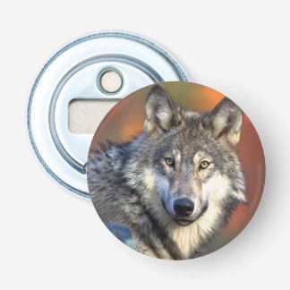 Wolf Photograph Image Bottle Opener