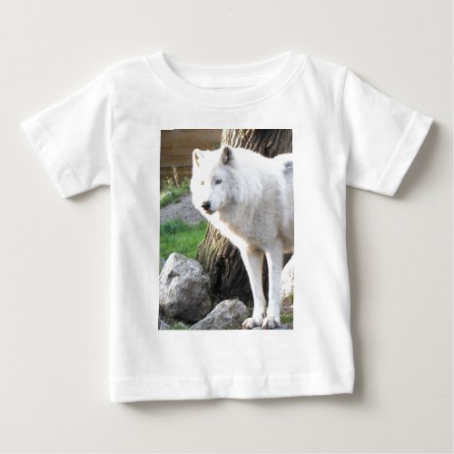 Wolf Photographic Art Spirit Guide Animal Love  Baby T_Shirt