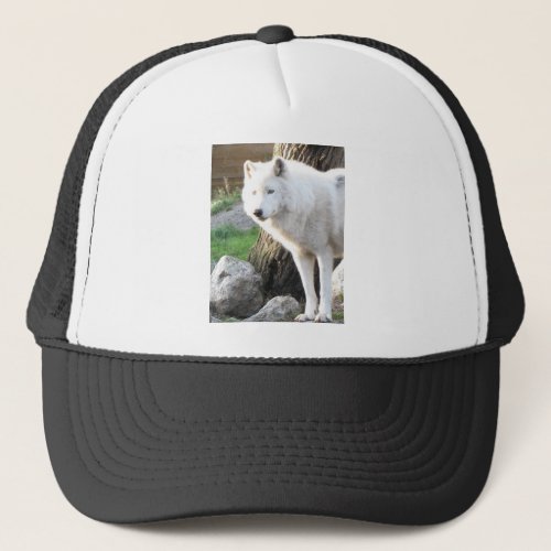 Wolf Photographic Art Spirit Guide Animal Love  Trucker Hat