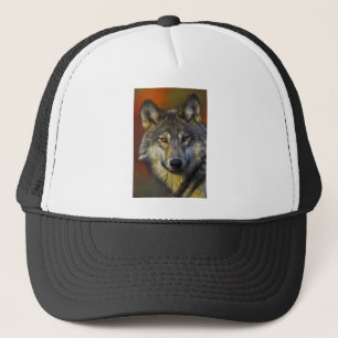 Wolf Photographic Art Spirit Guide Animal Love  Trucker Hat