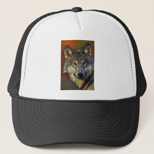 Wolf Photographic Art Spirit Guide Animal Love  Trucker Hat