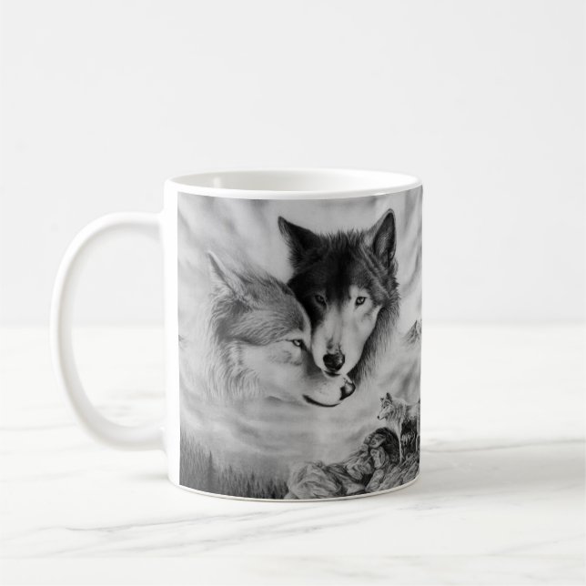 wolf pic 3, wolf pic 3 mug (Left)