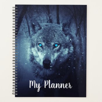 Wolf Planner by NatureTales at Zazzle