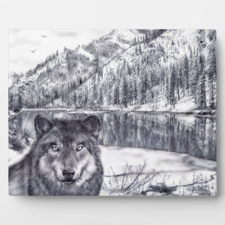 Wolf Plaque
