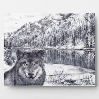 Wolf Plaque