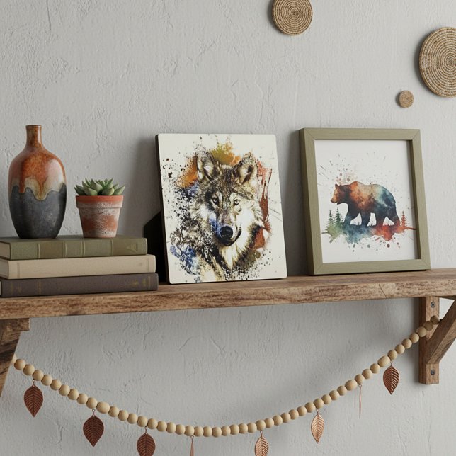 Wolf Plaque (Creator Uploaded)