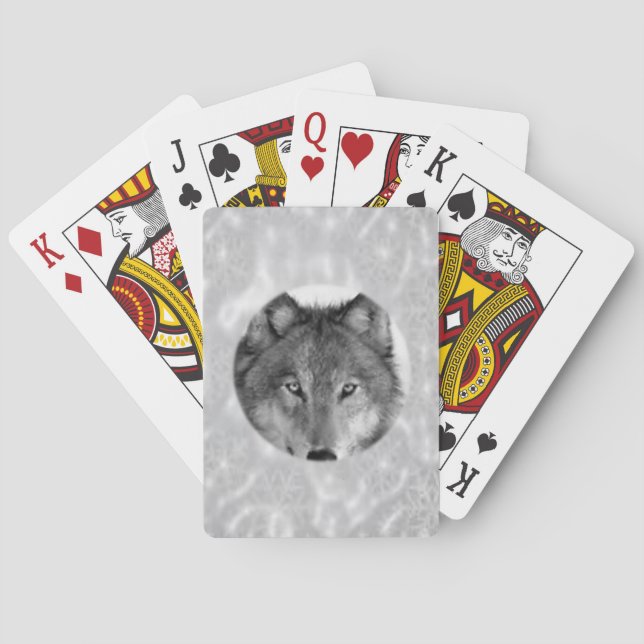 Wolf Playing Card Deck (Back)
