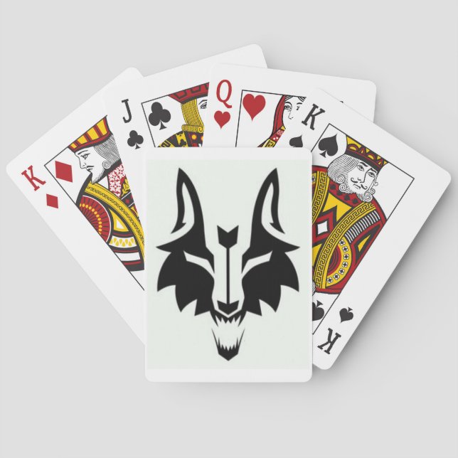 Wolf playing cards (Back)