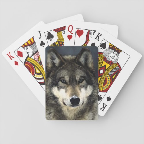 Wolf Playing Cards