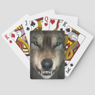 Wolf Poker Cards