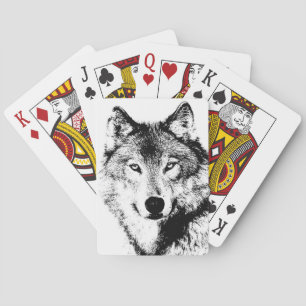Wolf Poker Cards