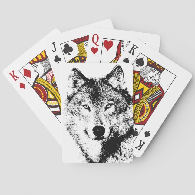 Wolf Poker Cards (Back)