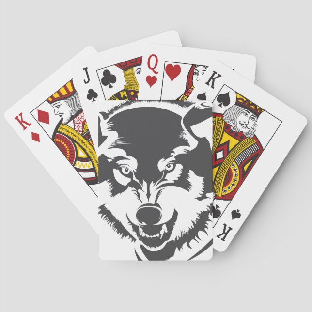 Wolf Poker Cards (Back)