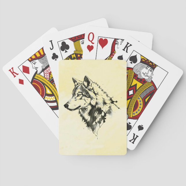 Wolf Poker Cards (Back)