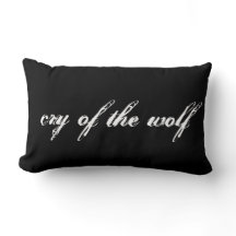 'Wolf' Polyester Lumbar Pillow
