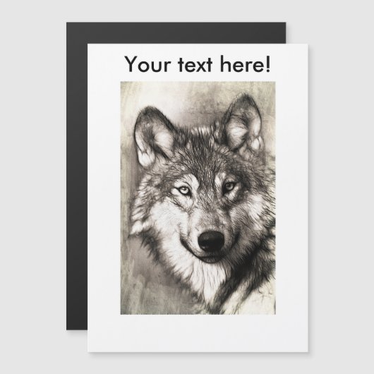 Wolf portrait (Front/Back)