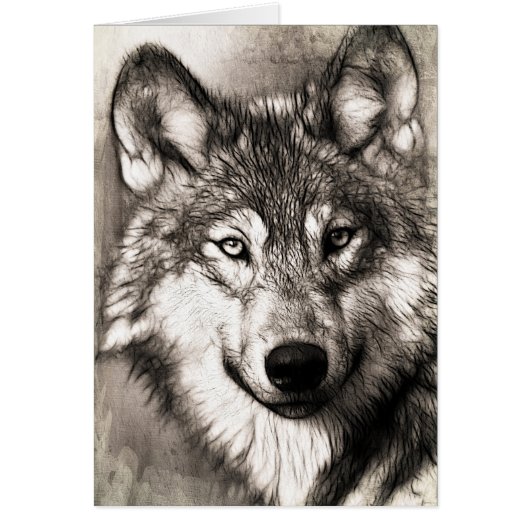 Wolf portrait (Front)