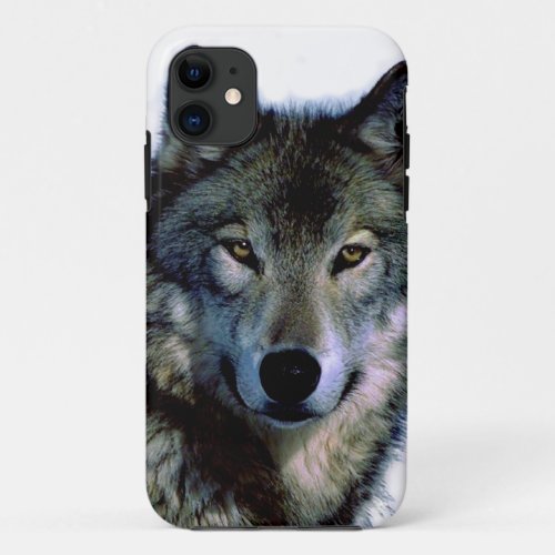 Wolf Portrait iPhone 11 Case