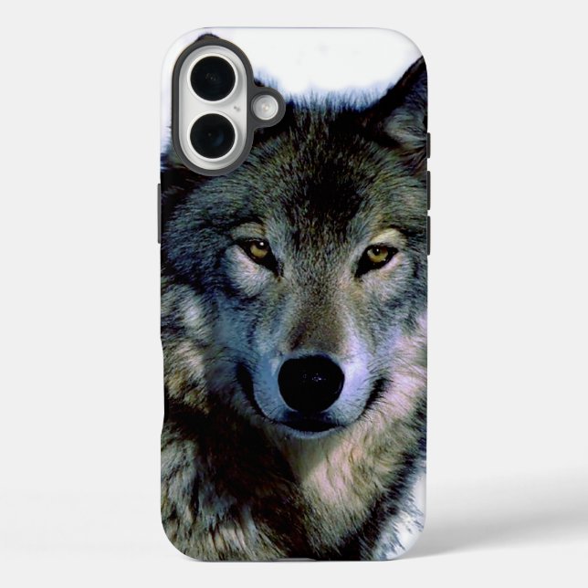 Wolf Portrait Case-Mate iPhone Case (Back)