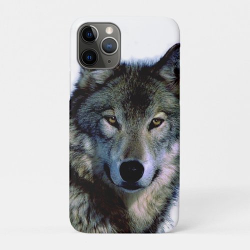 Wolf Portrait iPhone 11 Pro Case