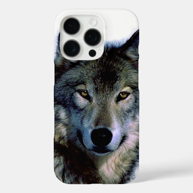 Wolf Portrait Case-Mate iPhone Case (Back)