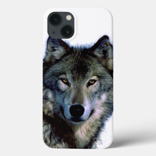 Wolf Portrait iPhone 13 Case