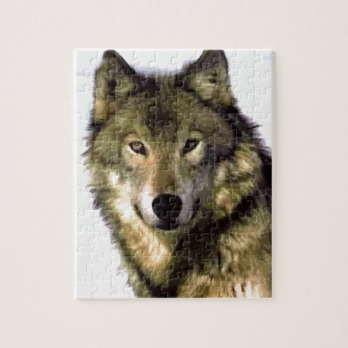 Wolf Portrait Jigsaw Puzzle