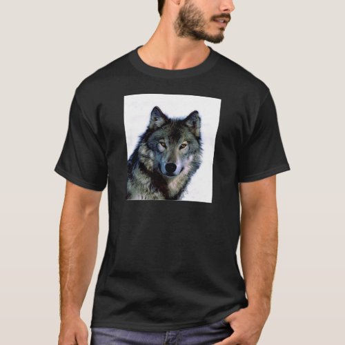 Wolf Portrait T_Shirt