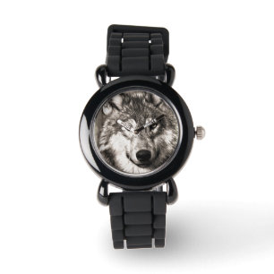 Wolf portrait watch